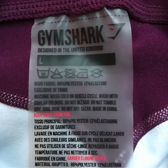 Gymshark Strada Earth Purple Teal Marbled 7/8 Leggings, NWT, L - Picture 10 of 15